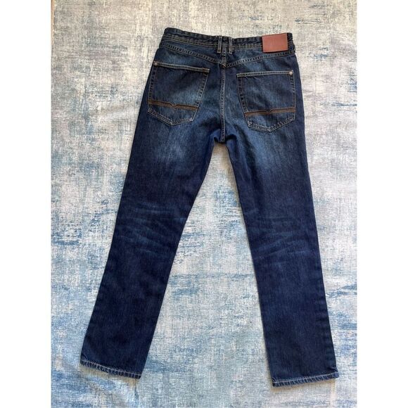 J by Jasper Conran Straight Fit Button Fly Jeans Men's 34 / 32 - Picture 2 of 7